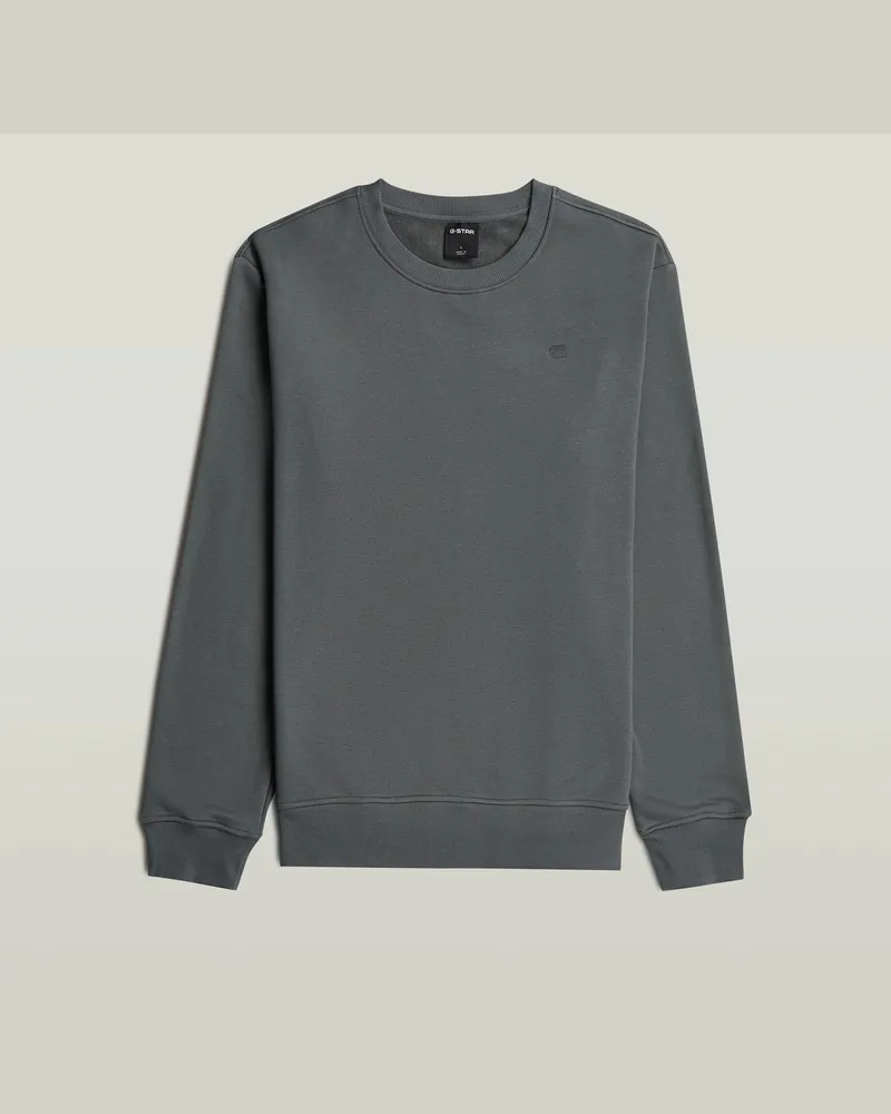 G-STAR RAW Logo Sweatshirt - Grau - Herren Grau