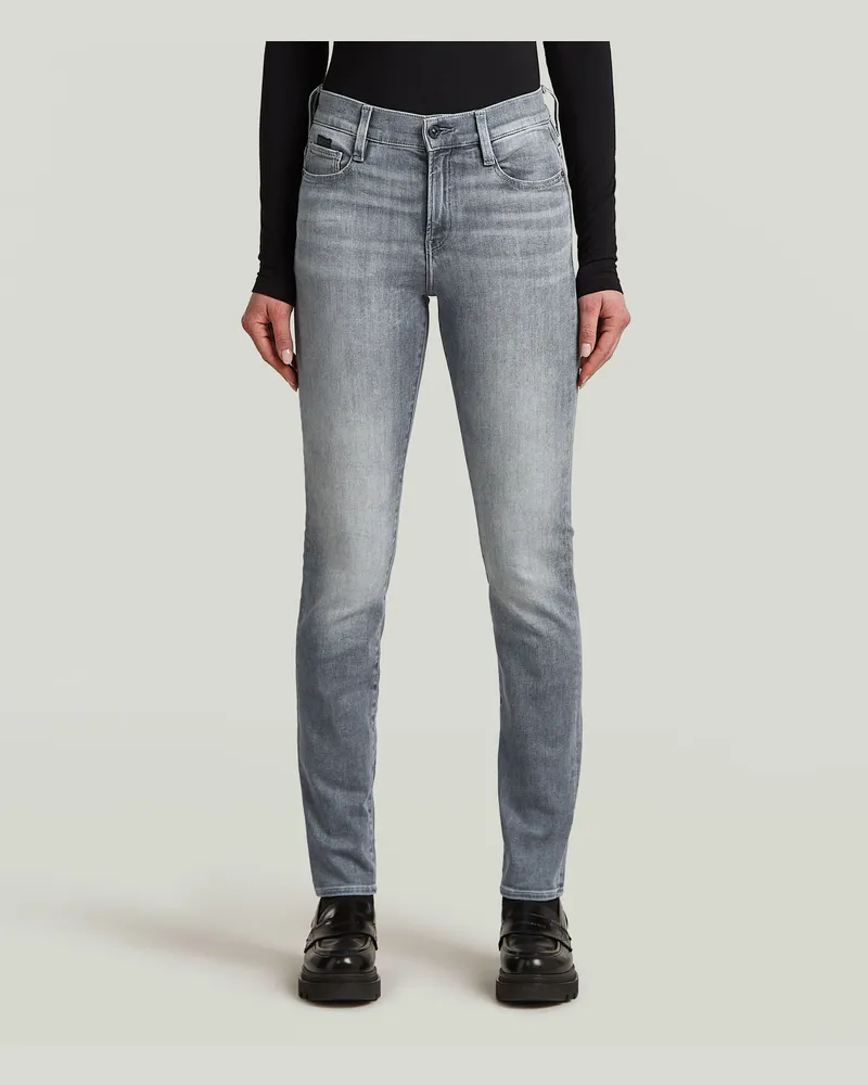 G-STAR RAW Ace 2.0 Slim Straight Jeans - Grau - Damen Grau