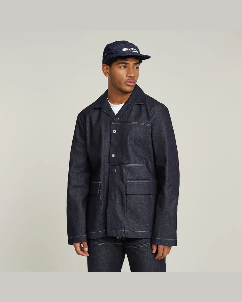 G-STAR RAW Marseille Blazer - Dunkelblau - Herren Dunkelblau