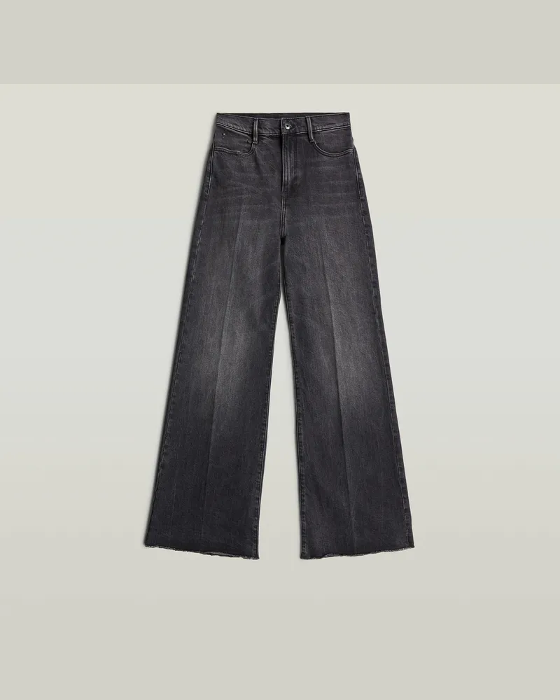 G-STAR RAW Deck Ultra High Wide Leg Jeans - Grau - Damen Grau