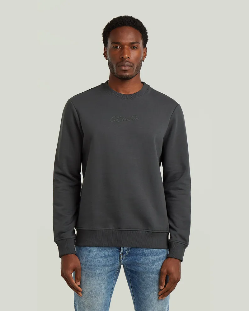 G-STAR RAW Autograph Sweatshirt - Grau - Herren Grau