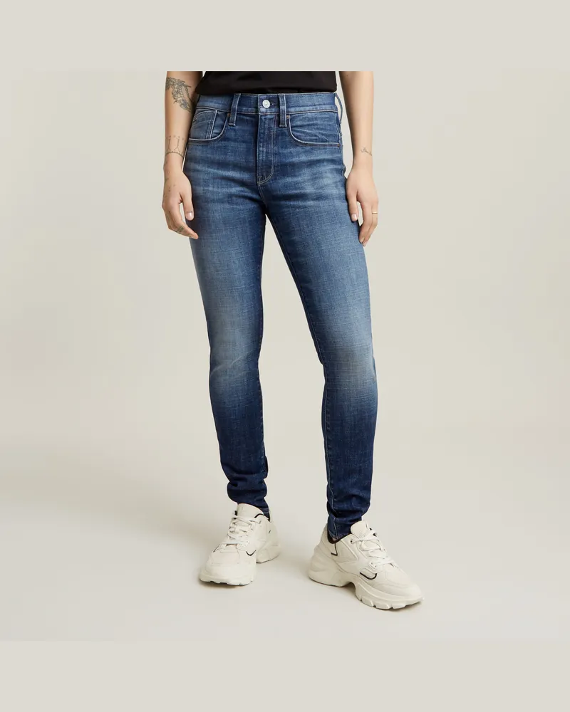 G-STAR RAW Lhana Skinny Jeans - Mittelblau - Damen Mittelblau