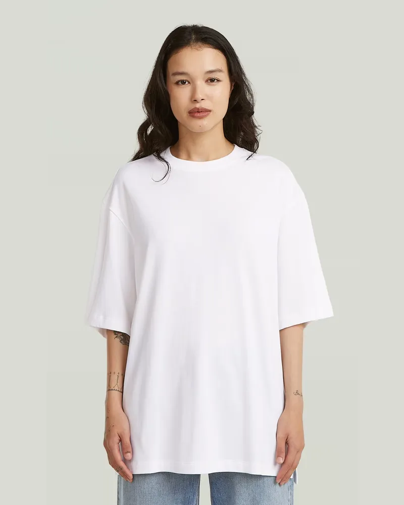 G-STAR RAW Modern Basic Loose T-Shirt - Weiß - Damen Weiß