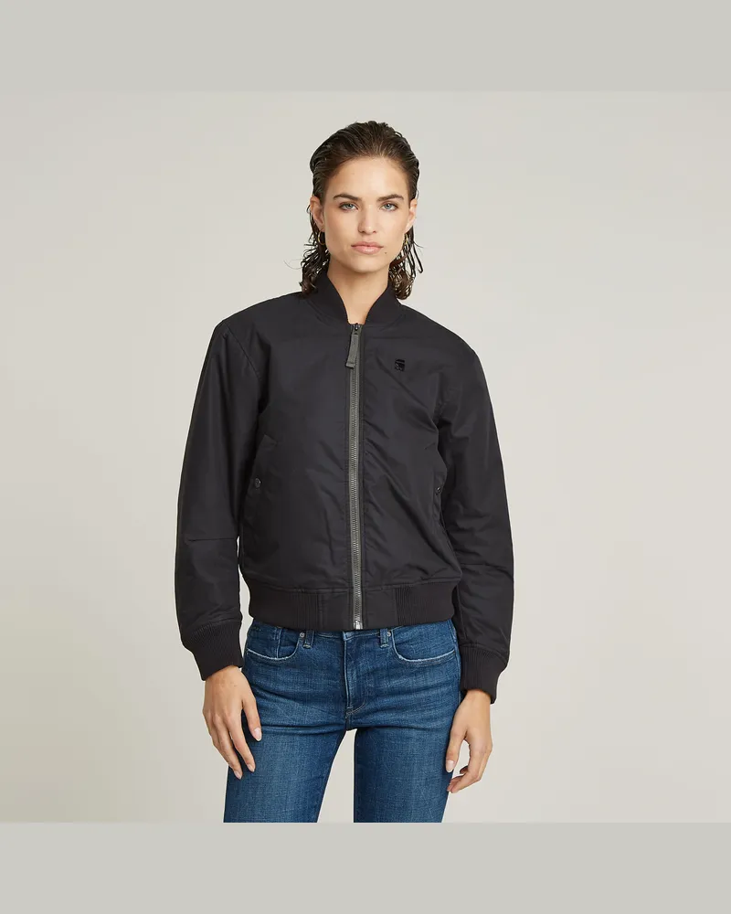 G-STAR RAW Light Padded Bomberjacke - Schwarz - Damen Schwarz