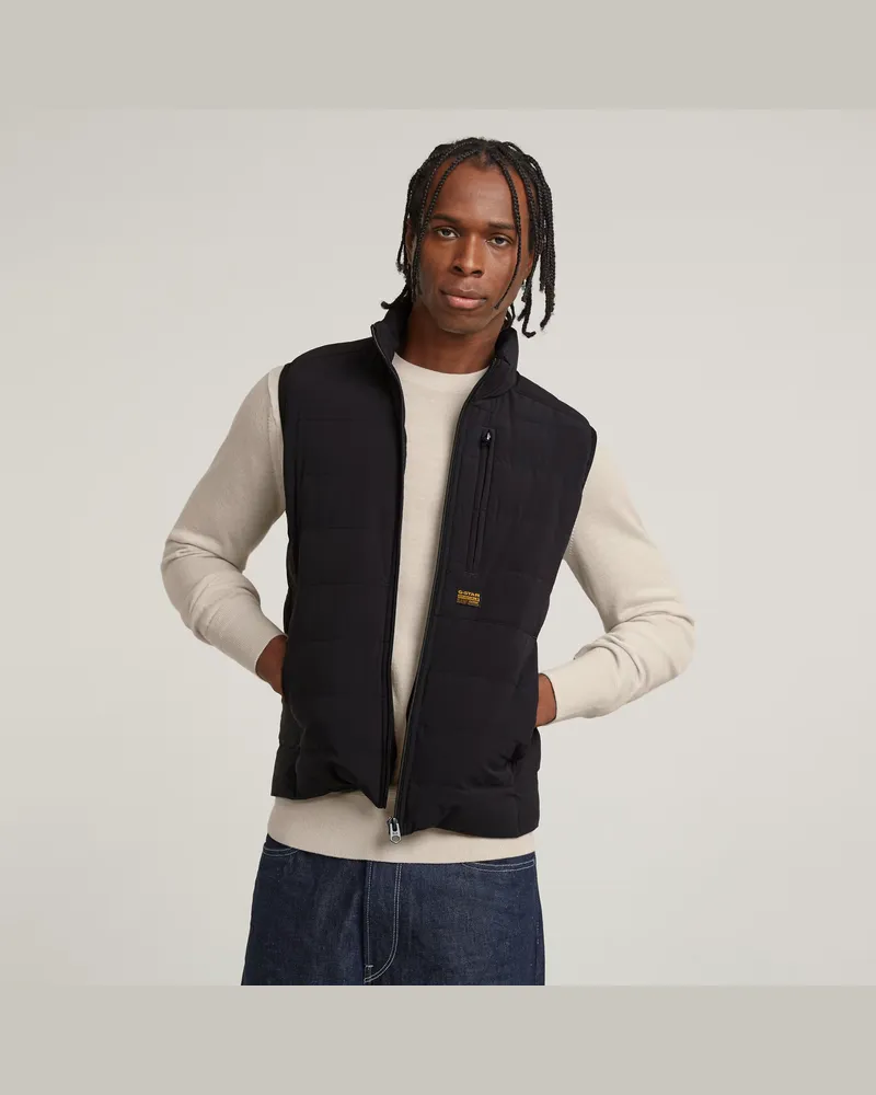 G-STAR RAW Foundation Liner Weste - Schwarz - Herren Schwarz