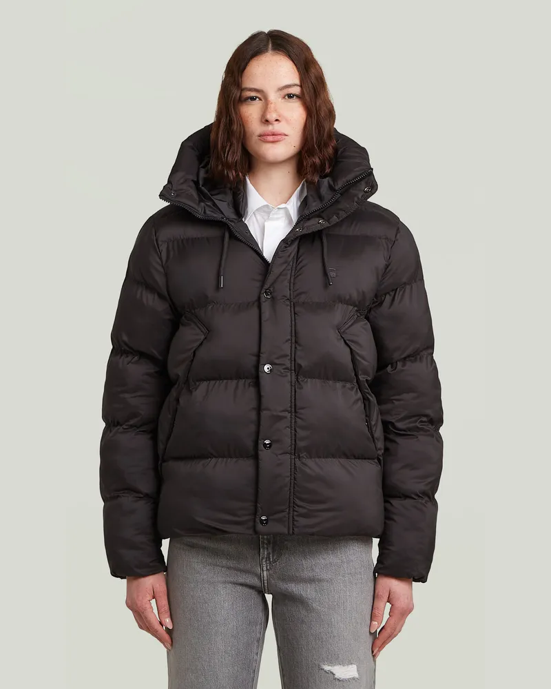 G-STAR RAW Whistler Short Puffer - Schwarz - Damen Schwarz