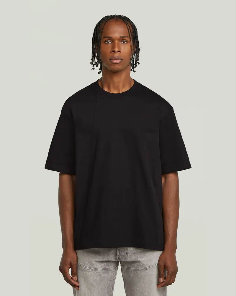 G-STAR RAW A-Line Boxy T-Shirt - Schwarz - Herren Schwarz