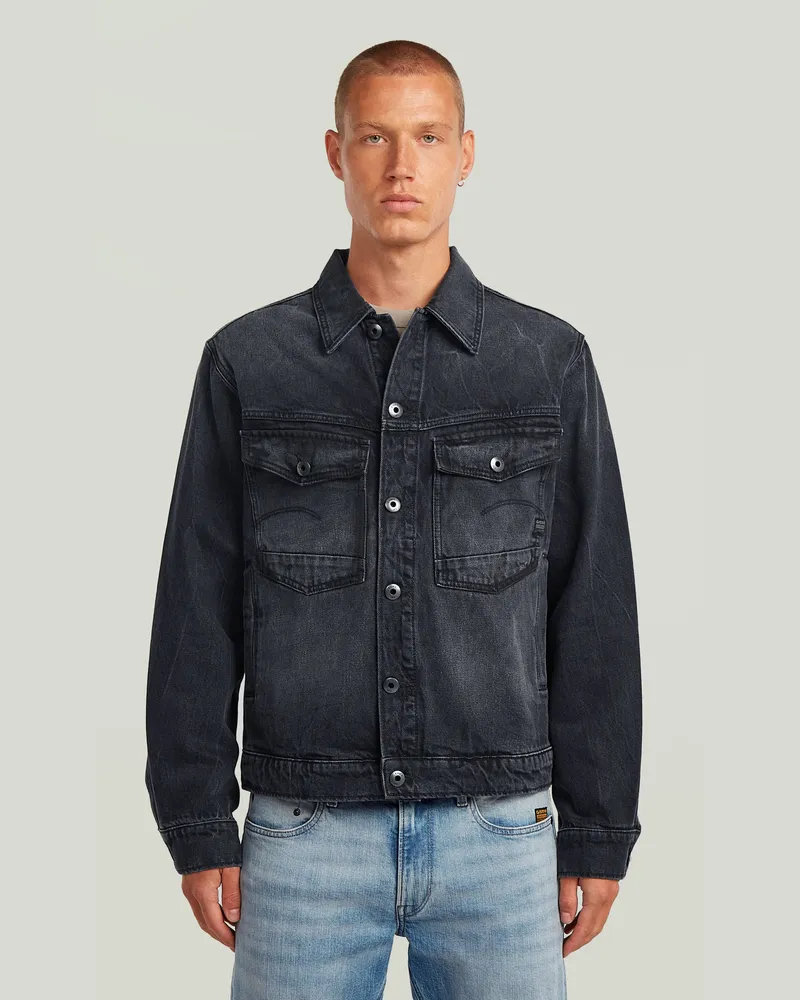 G-STAR RAW Dakota Jacke - Schwarz - Herren Schwarz