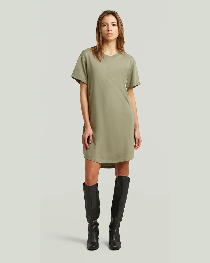 G-STAR RAW Lash Loose Kleid - Grün - Damen Grün