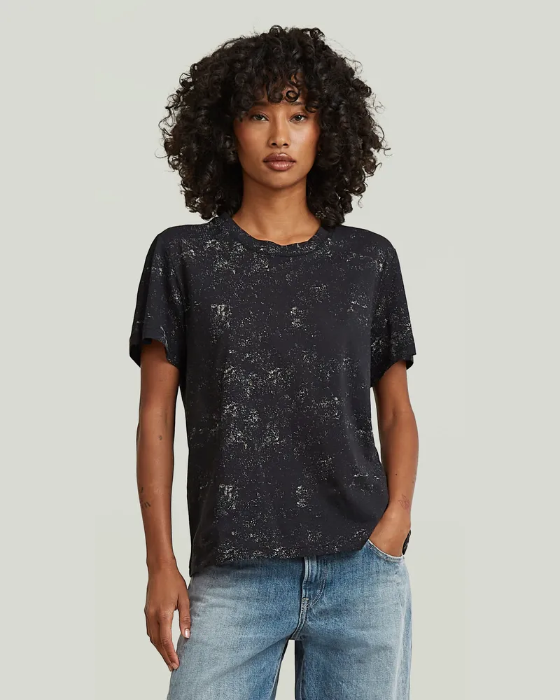 G-STAR RAW Allover Print T-Shirt - Mehrfarbig - Damen Mehrfarbig