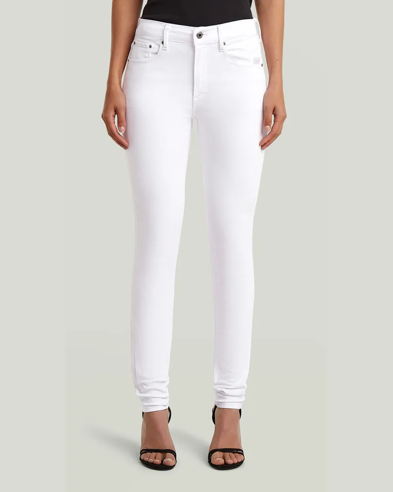 G-STAR RAW 3301 Skinny Jeans - Weiß - Damen Weiß