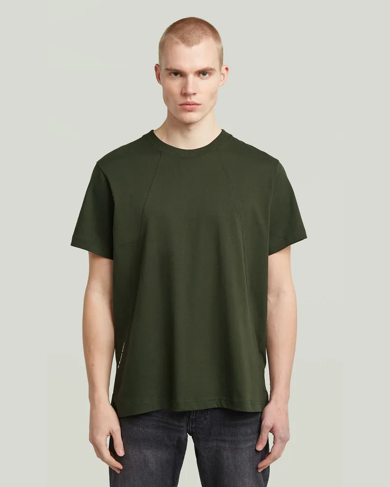 G-STAR RAW Seam Detail Loose T-Shirt - Grau - Herren Grau