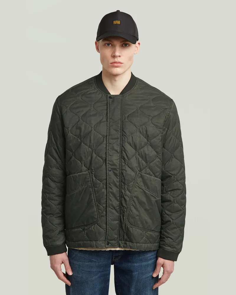 G-STAR RAW Lightweight Quilted Padded Jacke - Braun - Herren Braun
