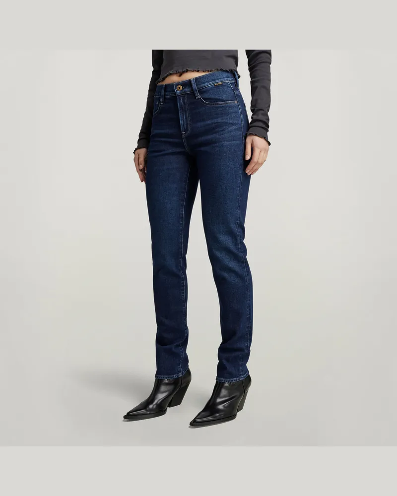 G-STAR RAW Ace 2.0 Slim Straight Jeans - Dunkelblau - Damen Dunkelblau