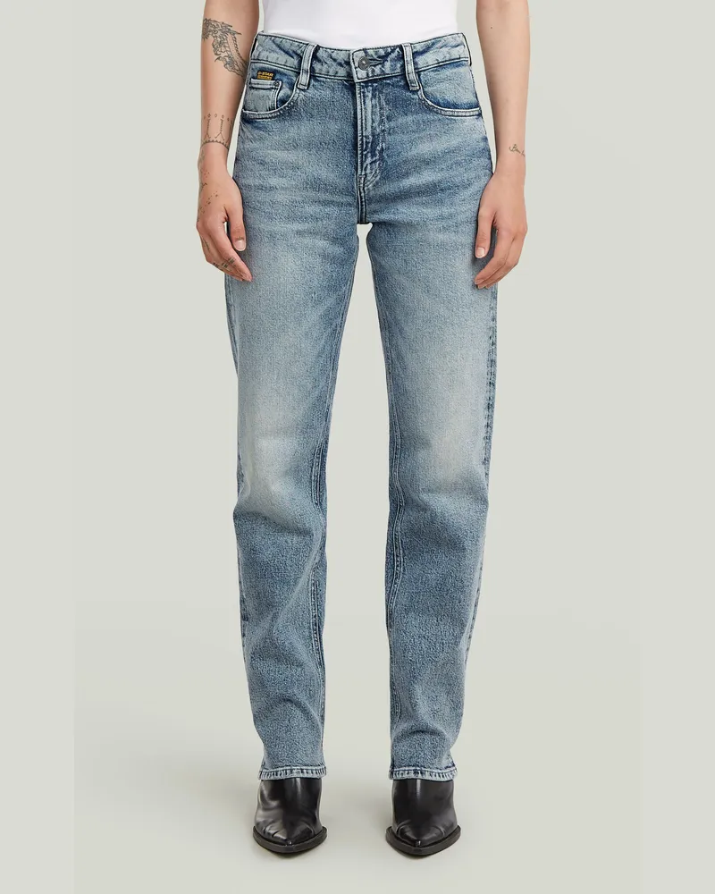 G-STAR RAW Iggie Straight Jeans - Hellblau - Damen Hellblau