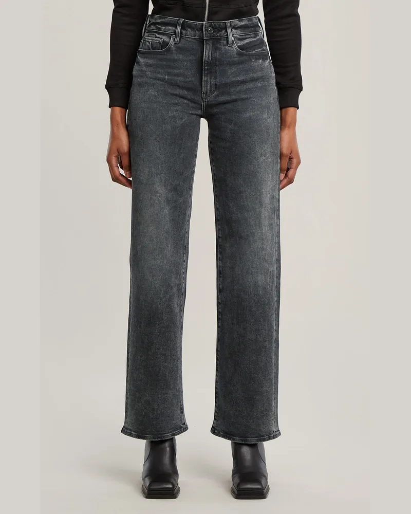 G-STAR RAW 3301 Shape Straight Jeans - Schwarz - Damen Schwarz