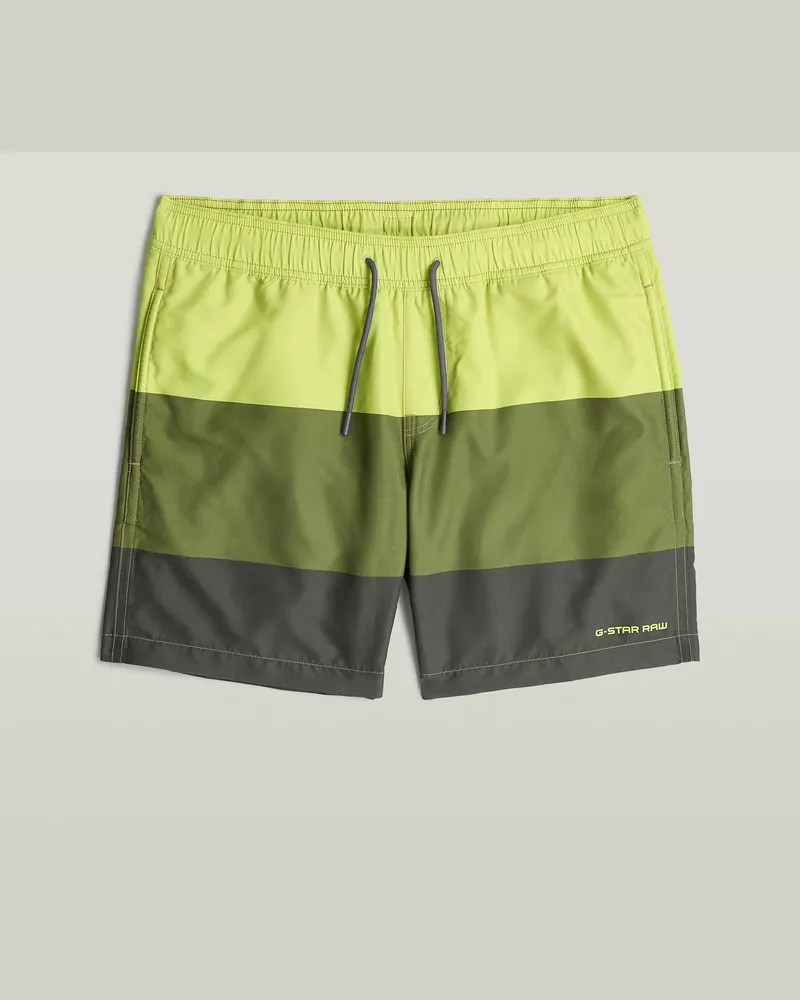 G-STAR RAW Dirik Color Block Badeshorts - Mehrfarbig - Herren Mehrfarbig