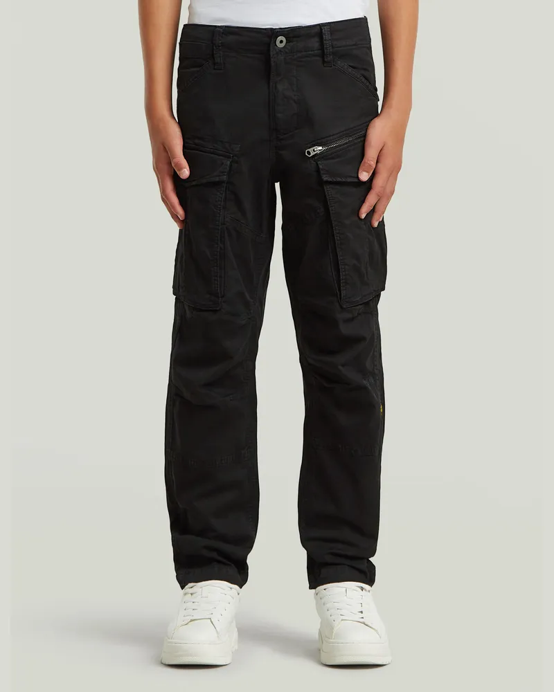 G-STAR RAW Boys Rovic Zip 3D Regular Tapered Hose - Schwarz - jungen Schwarz