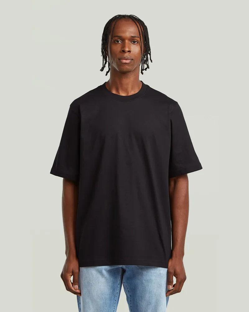 G-STAR RAW Loose T-Shirt Boxy - Schwarz - Herren Schwarz