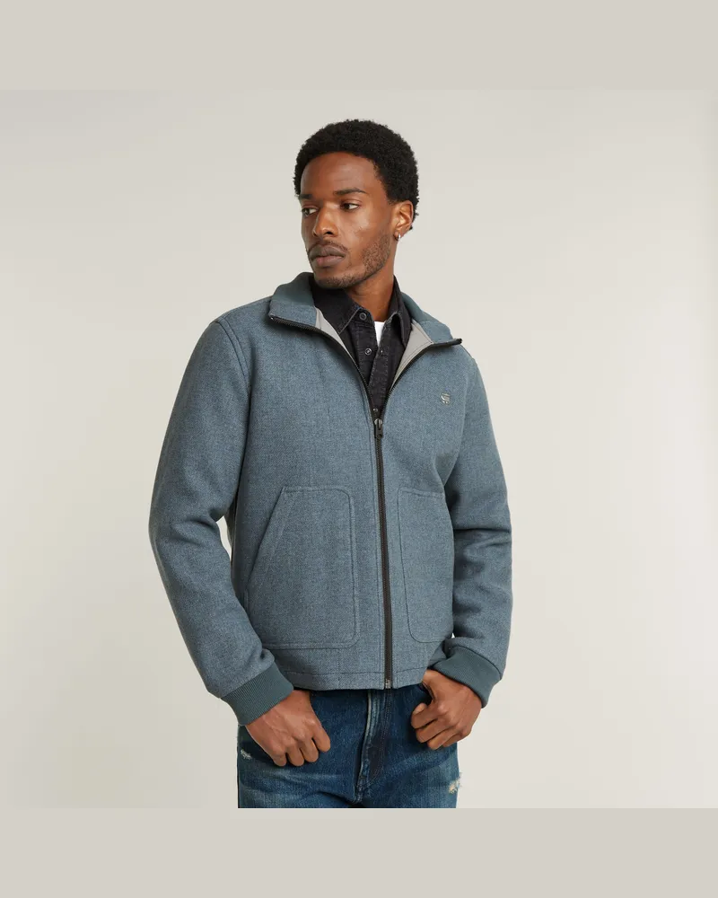 G-STAR RAW Wool Utility Jacket - Grau - Herren Grau