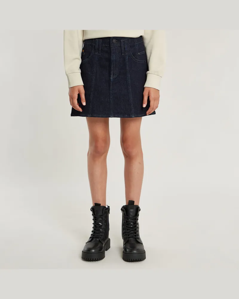 G-STAR RAW Mädchen Rock Mini - Dunkelblau - mädchen Dunkelblau