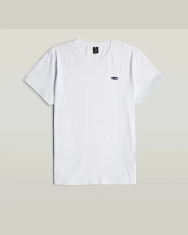 G-STAR RAW Chest Logo T-Shirt - Weiß - Herren Weiß
