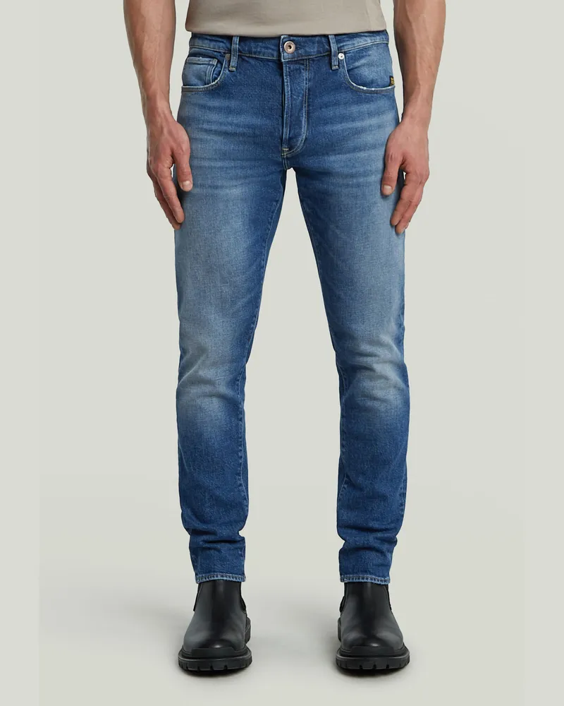 G-STAR RAW 3301 Slim Jeans - Mittelblau - Herren Mittelblau