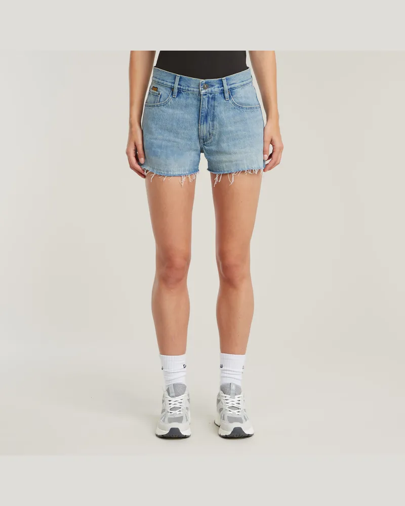 G-STAR RAW True Short Raw Edge - Hellblau - Damen Hellblau