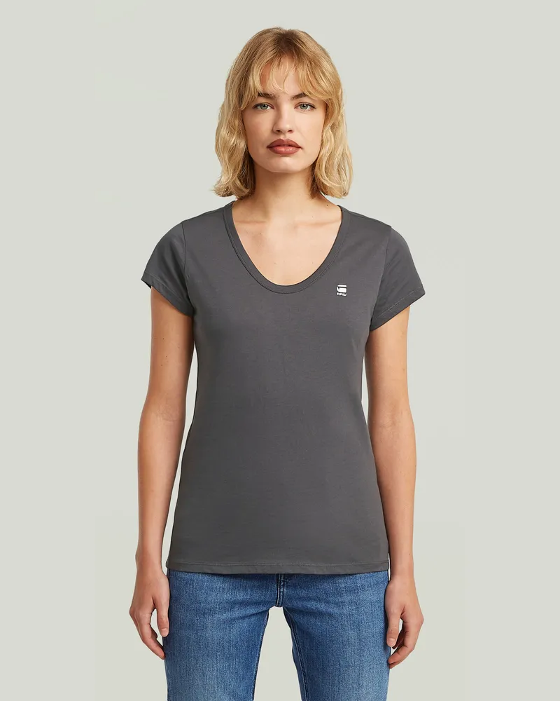G-STAR RAW Slim T-Shirt - Grau - Damen Grau