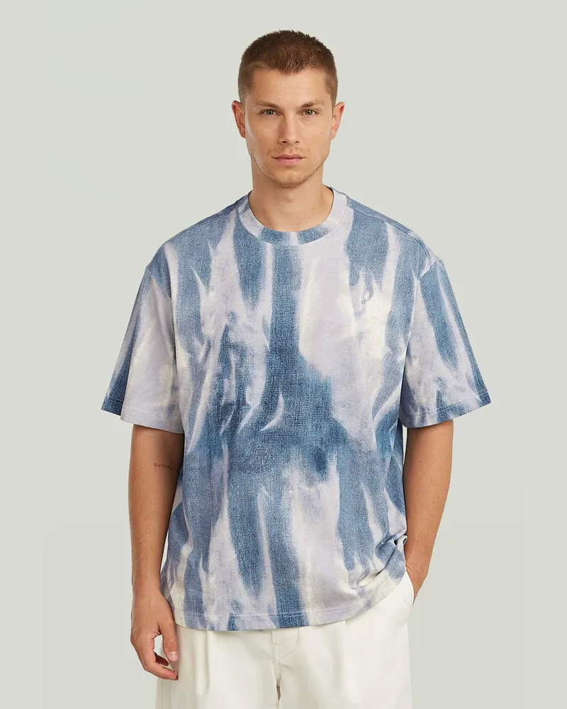 G-STAR RAW Allover Loose T-Shirt - Mehrfarbig - Herren Mehrfarbig
