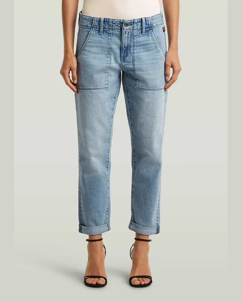 G-STAR RAW Kate Boyfriend Fatigue Jeans - Mittelblau - Damen Mittelblau