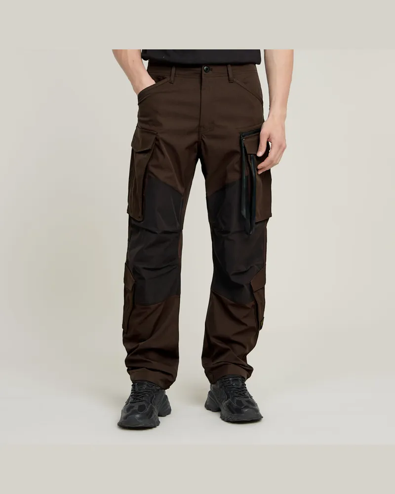 G-STAR RAW Rovic Zip 3D Loose Hose - Braun - Herren Braun