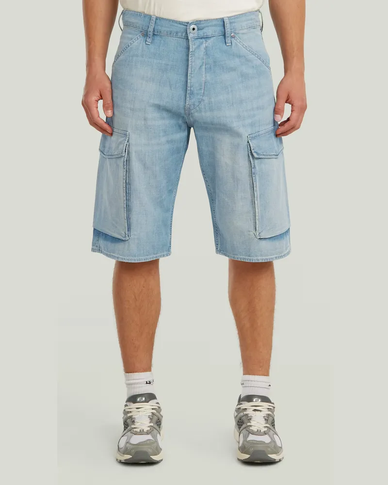 G-STAR RAW Deeggie Cargo Shorts - Hellblau - Herren Hellblau