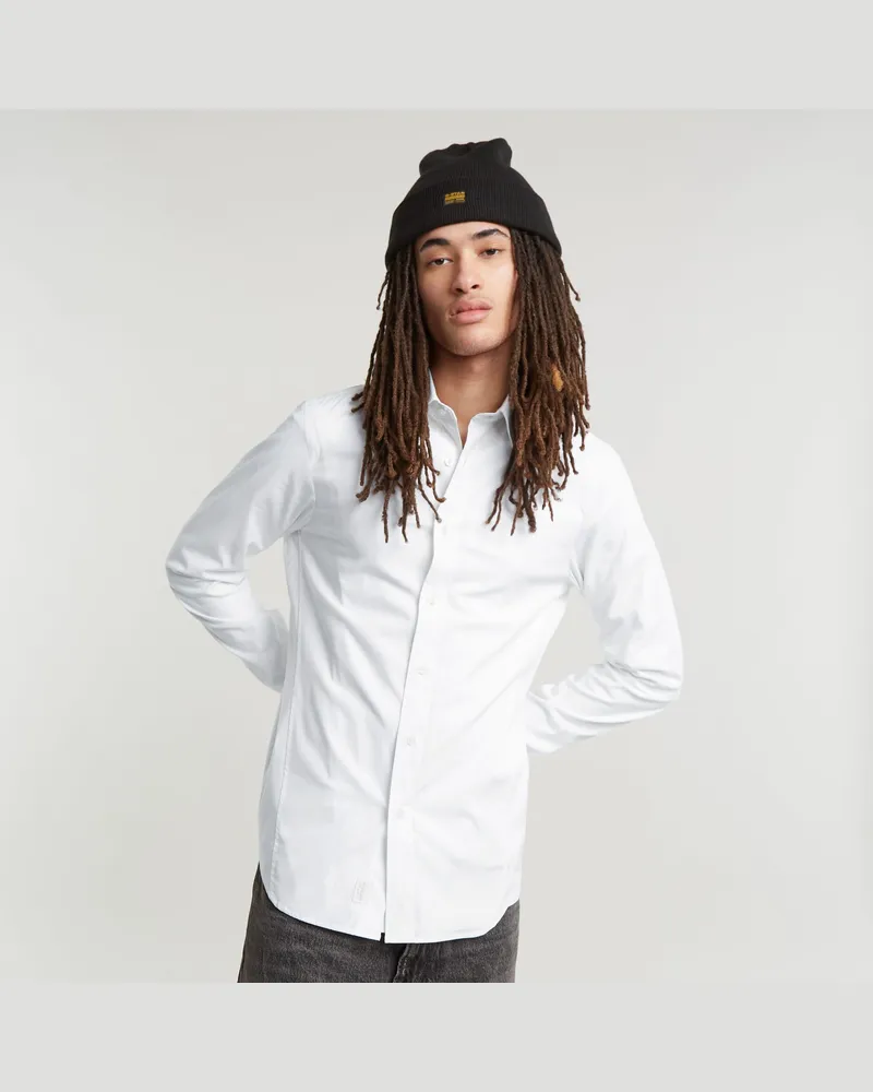 G-STAR RAW Uniform Slim Hemd - Weiß - Herren Weiß