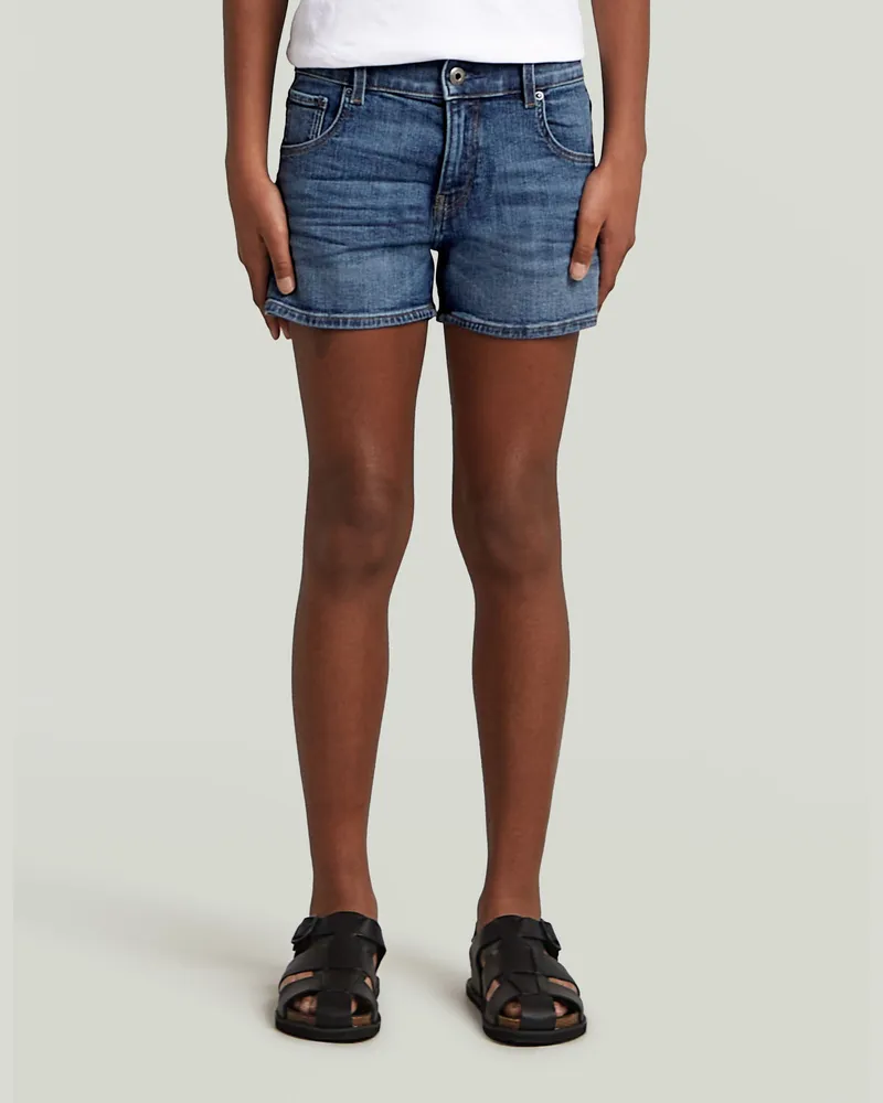 G-STAR RAW Girls 3301 Skinny Shorts - Hellblau - mädchen Hellblau