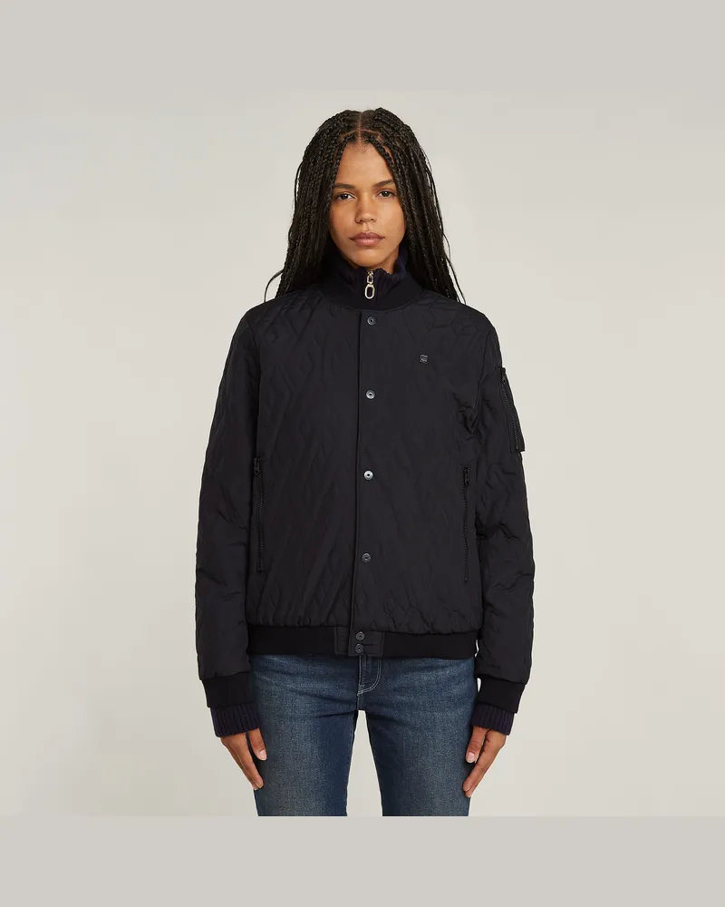 G-STAR RAW Quilted Bomberjacke - Schwarz - Damen Schwarz