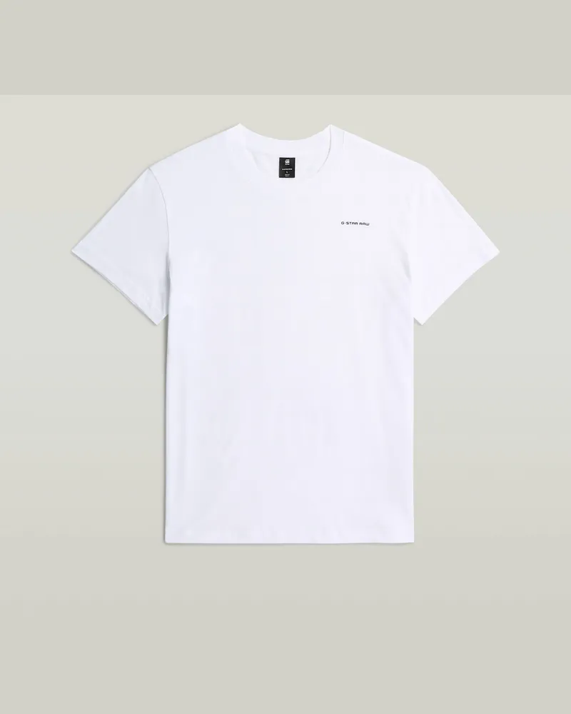 G-STAR RAW Chest Logo T-Shirt - Weiß - Herren Weiß