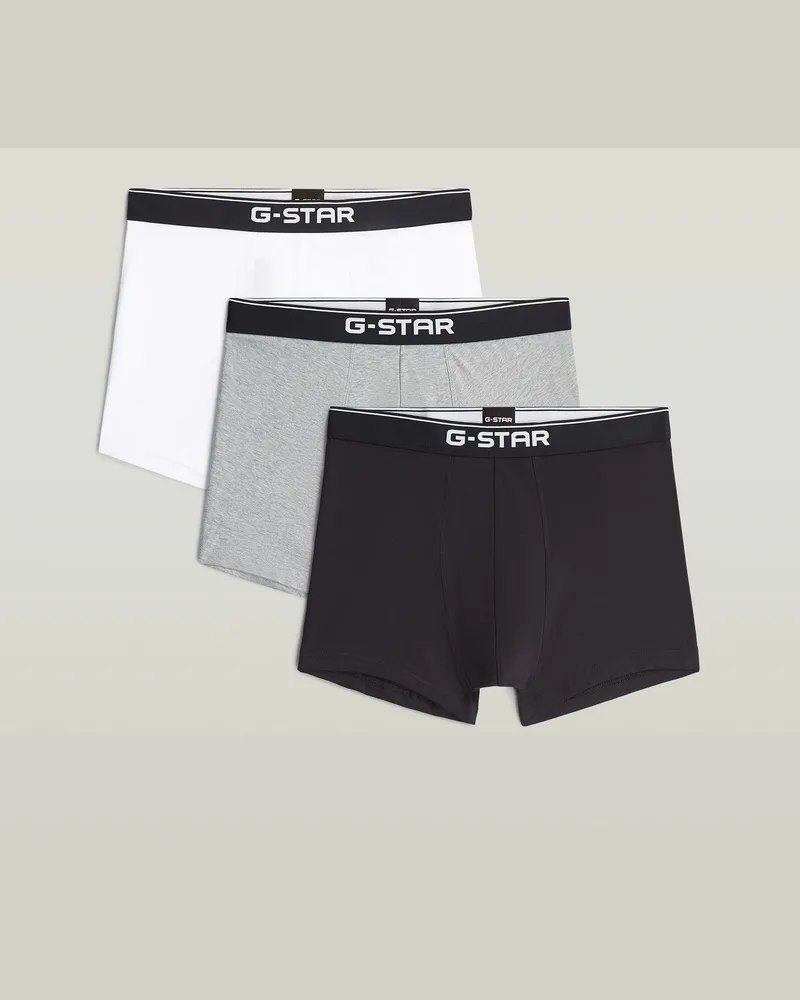 G-STAR RAW Boxer Briefs 3er-Pack - Schwarz - Herren Schwarz