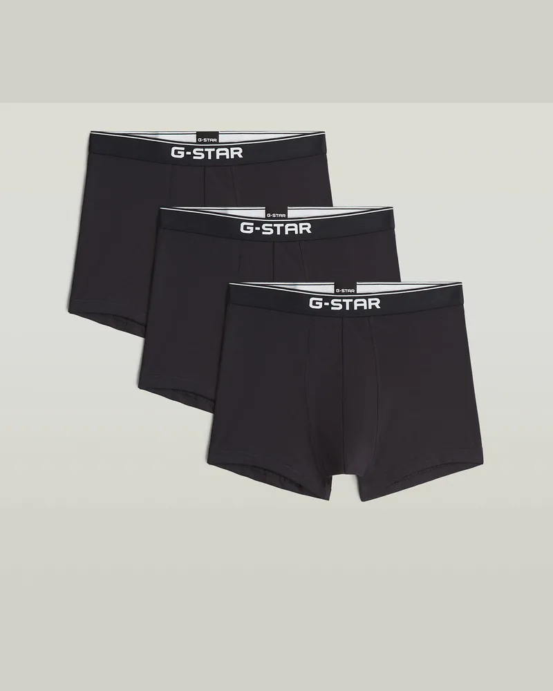G-STAR RAW Boxer Briefs 3er-Pack - Schwarz - Herren Schwarz