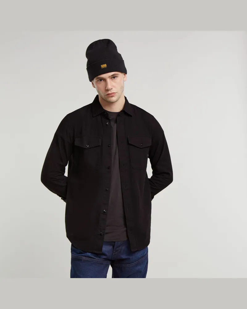 G-STAR RAW Marine Slim Hemd - Schwarz - Herren Schwarz