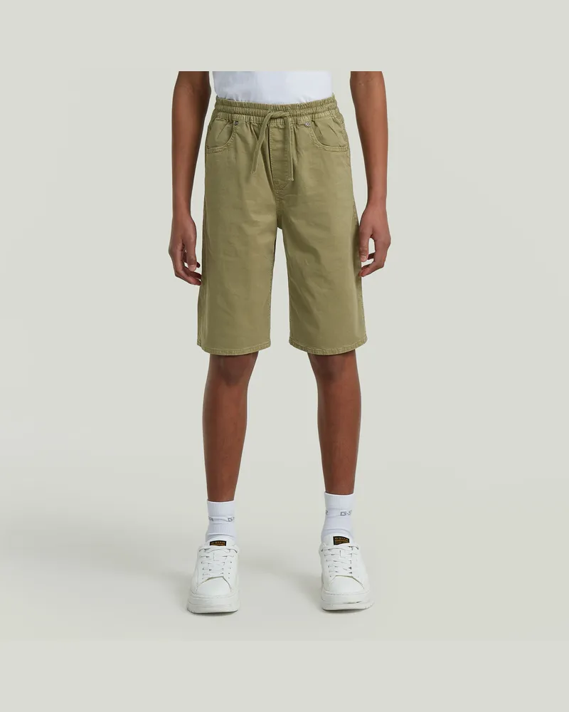 G-STAR RAW Boys Dakota Pull On Shorts - Grün - jungen Grün