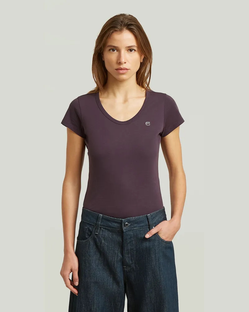 G-STAR RAW Slim T-Shirt - Lila - Damen Lila