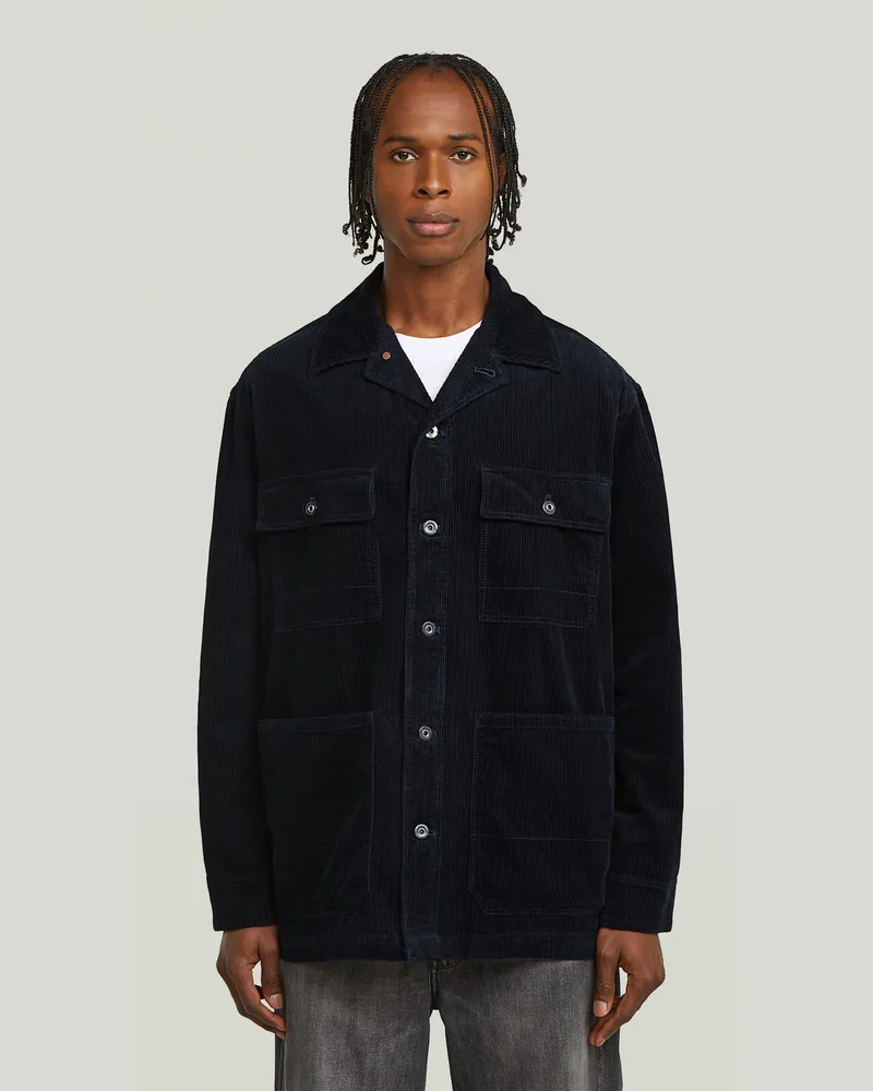 G-STAR RAW Chore Jacke - Dunkelblau - Herren Dunkelblau