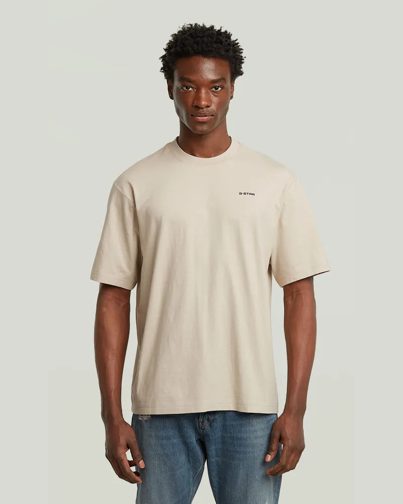 G-STAR RAW Boxy Base T-Shirt - Beige - Herren Beige