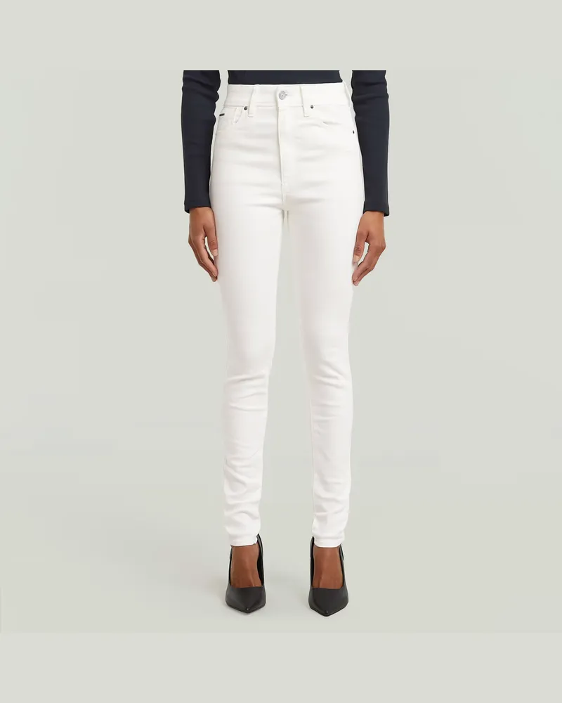 G-STAR RAW Kafey Ultra High Skinny Jeans - Ecru - Damen Ecru