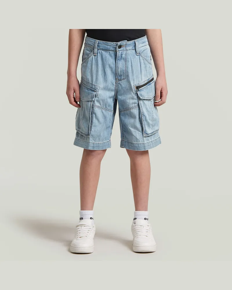 G-STAR RAW Boys Rovic Zip 1/2 Shorts - Hellblau - jungen Hellblau