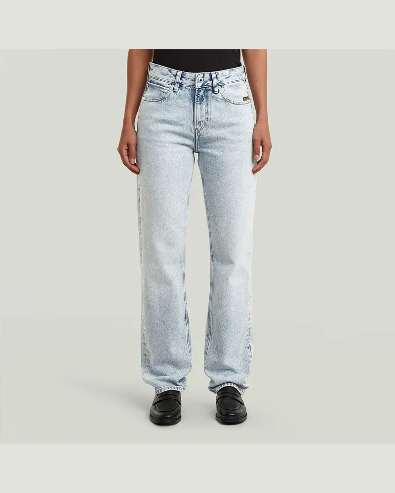 G-STAR RAW Iggie Straight Jeans - Hellblau - Damen Hellblau