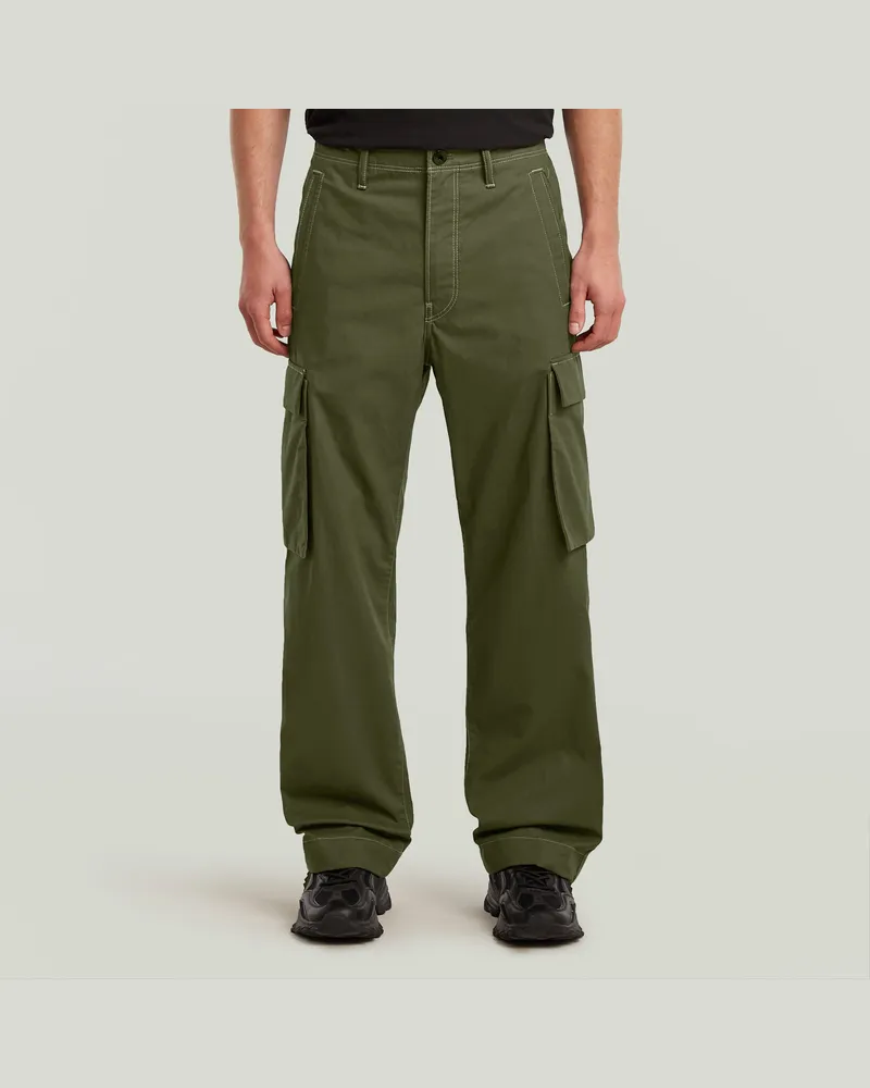 G-STAR RAW Renato Straight Cargohose - Grün - Herren Grün