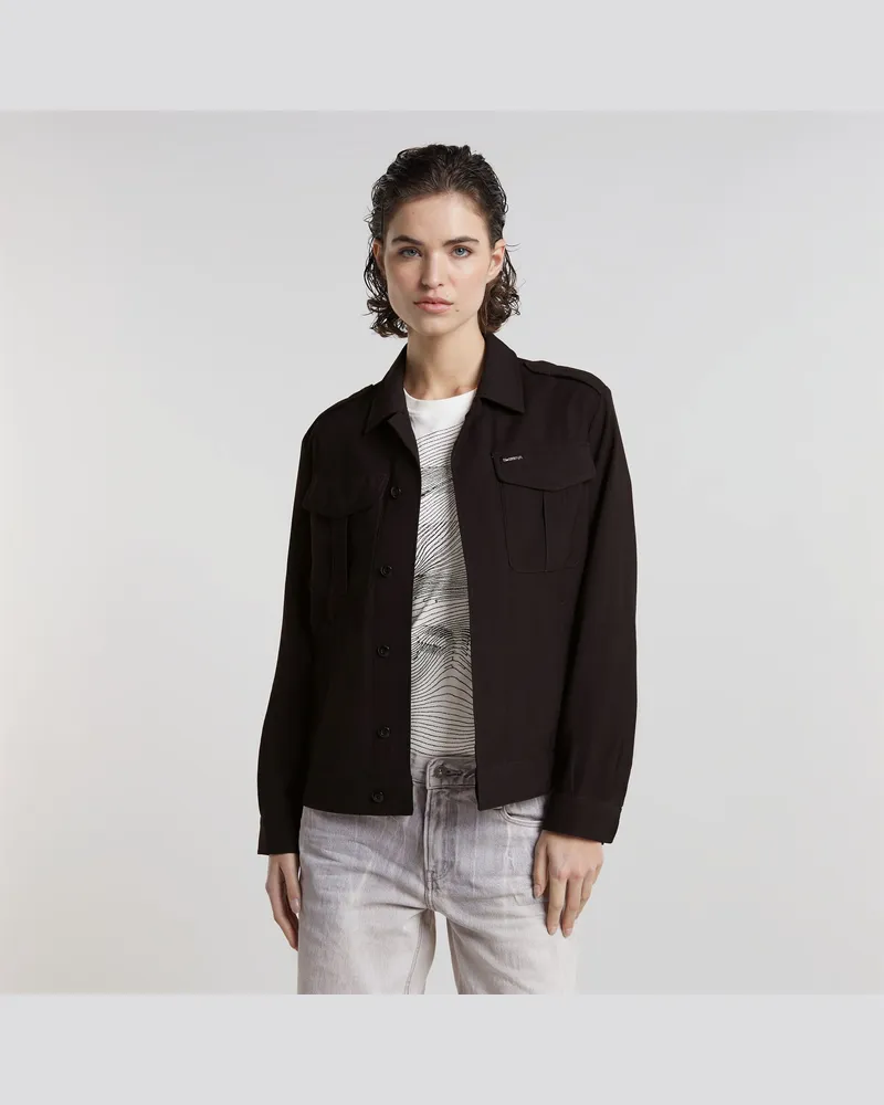 G-STAR RAW Officer Jacke 2.0 - Schwarz - Damen Schwarz