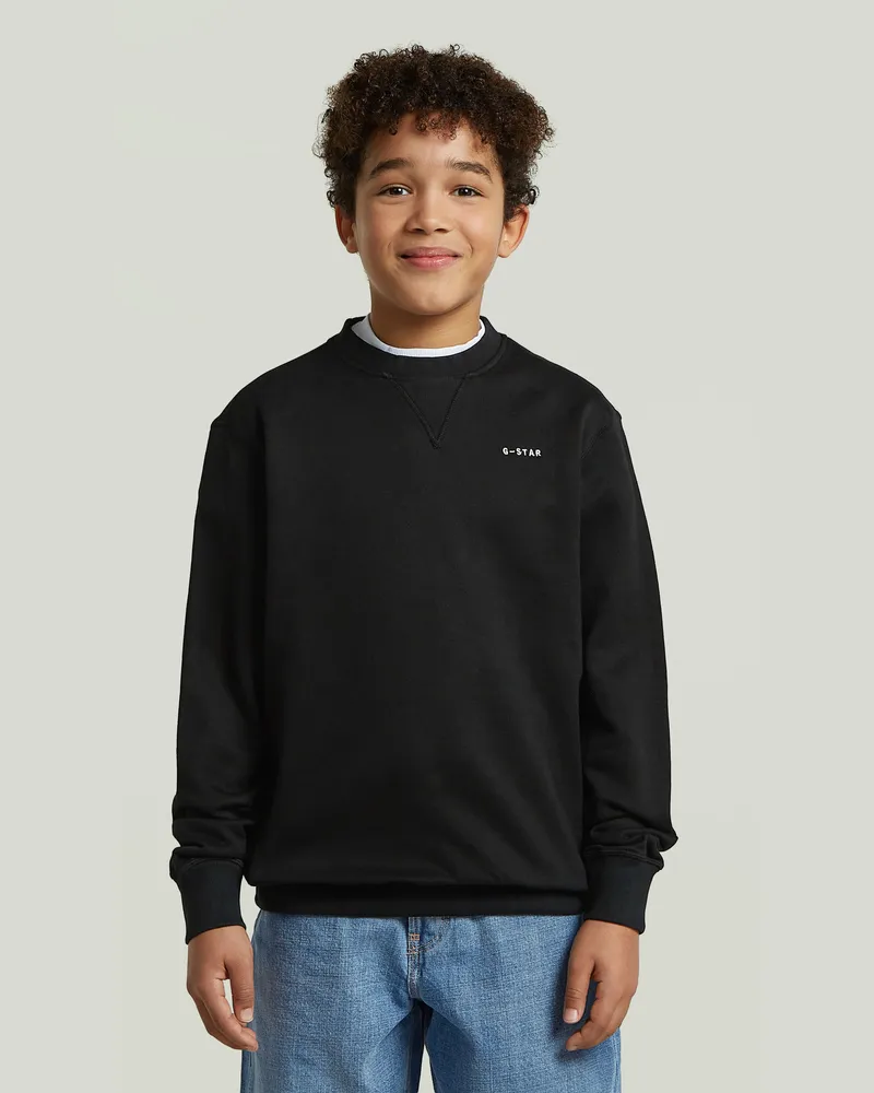 G-STAR RAW Boys Premium Core Sweatshirt - Schwarz - jungen Schwarz